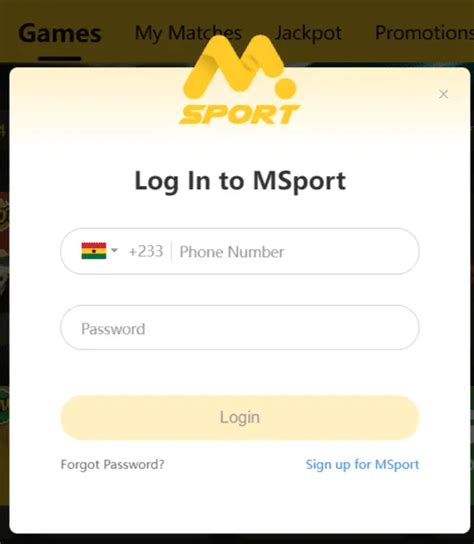 msports ghana login
